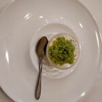 み乃家 - デザート：生姜のアイス＋祇園パセリと広島レモンのシャーベット