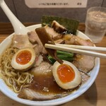 オランダ軒 - この濃い色のメンマが美味い！