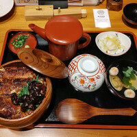 炭焼うな富士 大丸京都別邸 - 肝入り上ひつまぶし