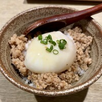 地葉 - 〆のそぼろ丼