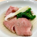大宮 鮨 貴山 - 和牛サーロインしゃぶしゃぶ