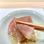 大宮 鮨 貴山 - 和牛サーロインしゃぶしゃぶ