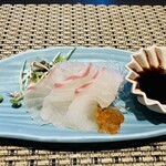 横浜 夜景 鉄板焼＆ステーキ 祥鳳 - 真鯛のお刺身