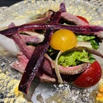 横浜 夜景 鉄板焼＆ステーキ 祥鳳 - 和牛のローストビーフサラダ