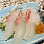 横浜 夜景 鉄板焼＆ステーキ 祥鳳 - 真鯛のお刺身