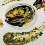 横浜 夜景 鉄板焼＆ステーキ 祥鳳 - 鮑のグリーンバターソース