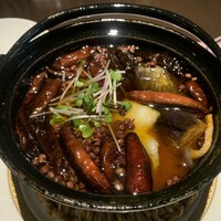 中国四川酒家 蔓山 - スズキと茄子の水煮