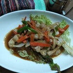 味の蔵どんつく - 牛ホルいため