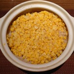 川反 日なた - とうもろこしの土鍋ご飯