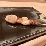 寺子屋 すし匠 - 北海道長万部のホッキ貝の串焼き