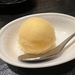 寺子屋 すし匠 - 夏みかんのシャーベット