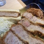 本家とんとん亭 - 極上ロースかつ定食(特大)