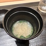 寺子屋 すし匠 - 味噌汁