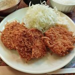 林や - 特上ひれかつ定食1570円