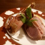 ウエストパパ - 餃子会：鴨もも肉コンフィ