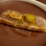 ウエストパパ - 餃子会：牛アキレス腱、豚の耳と頬肉のコラーゲン寄せ