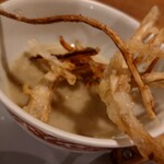ウエストパパ - ハピバ会：牛蒡の濃厚ポタージュ・牛蒡のフリット添え