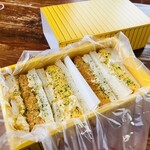 TAMAGONALD'S - マスタード、タルタルともに多めにしてもらった