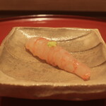 鮨 しみづ - 10日間熟成 ボタン海老