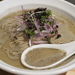 NIBOSHI MANIA - おタツの冷やしイカゴロ煮干ソバ