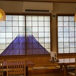 そば処みよし - 花火！季節によって変わる障子紙！細かいおもてなしの心。