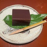 竹葉亭 - 和菓子(水羊羹)