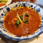 ハリマ・ケバブ・ビリヤニ - トマトとエビのカレー