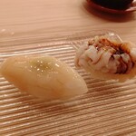 福鮨 - 新いか(身、下足)