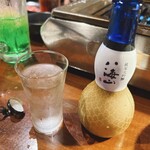 焼肉 肉萬 - 日本酒　八海山　辛口ですね〜