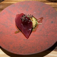 ボッテゴン - 鮪と茄子のカルパッチョジェノベーゼソース