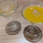 和牛しゃぶしゃぶ･ステーキ 喜楽 - ウェルカムドリンク