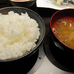 Sakura - ご飯、味噌汁