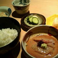 うち山 - 鯛茶漬け。