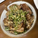 らーめん弥七 - ヘタめし（チャーシューご飯）400円