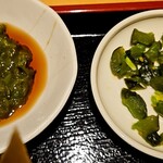 居酒屋 典典 - 付け合わせ