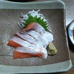 味の蔵どんつく - サーモン刺