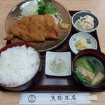 魚捨 - チキンカツ定食@750込