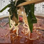 満州ニラら～めんの店 さかえや - たっぷりのニラ