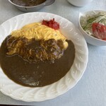 食事の店 園 - ふわふわオムカレー７５０円なり