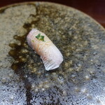 鮨匠 のむら - 縞鯵(開聞岳沖産、釣り、1.8kg) 