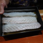 鮨匠 のむら - 九絵(鹿児島県坊津産、釣り、4.5kg、5日寝かせ)