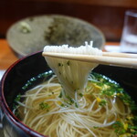 鮨匠 のむら - 手延べ素麺リフト♪