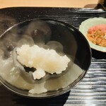 富小路 やま岸 - 【写真⑬】煮えばな(長野県、コシヒカリ)