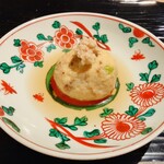 富小路 やま岸 - 【写真⑨】天然鰻(琵琶湖)、牛蒡、銀杏、木耳の飛竜頭