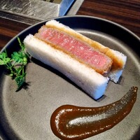 焼肉うしごろ 銀座並木通り店 - 牛ヒレカツサンド