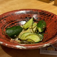 鰻う おか冨士 - 漬物