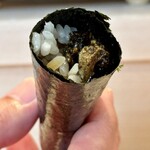 登喜和鮨 - サザエの手巻き