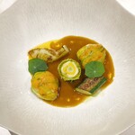 Artisan - オマール海老とリードヴォーを詰めた花ズッキーニのファルシー