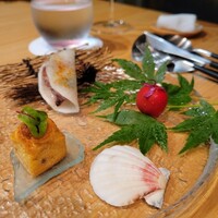 ラ・グランド・メゾンTOKYO - 季節の3点盛りアミューズ