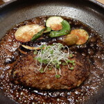 洋食 かむら - ハンバーグアップ